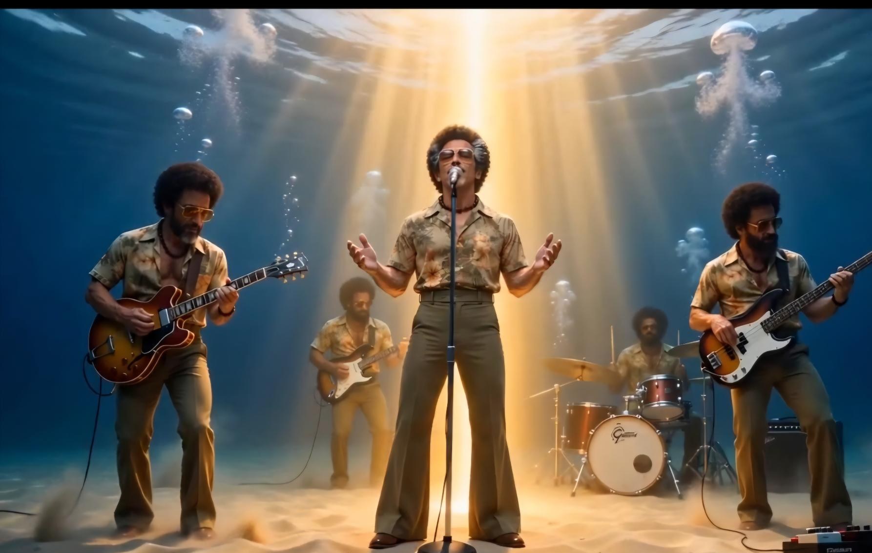 Band under the water